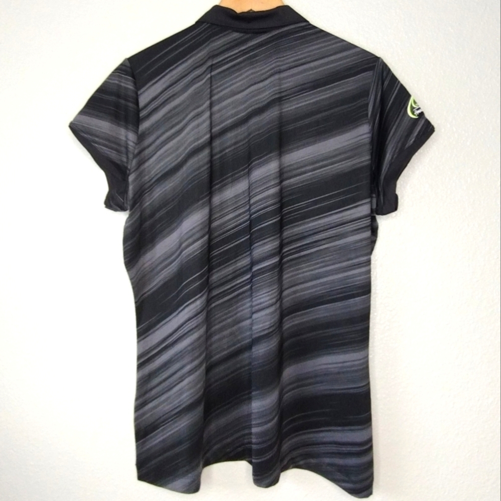 NWT Nike Gold Tour Performance Standard Fit Dri-Fit Shirt - Picture 5 of 14